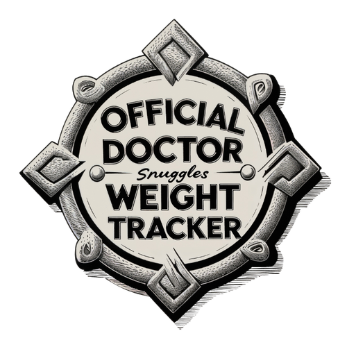 Official Doctor Weight Tracker Badge